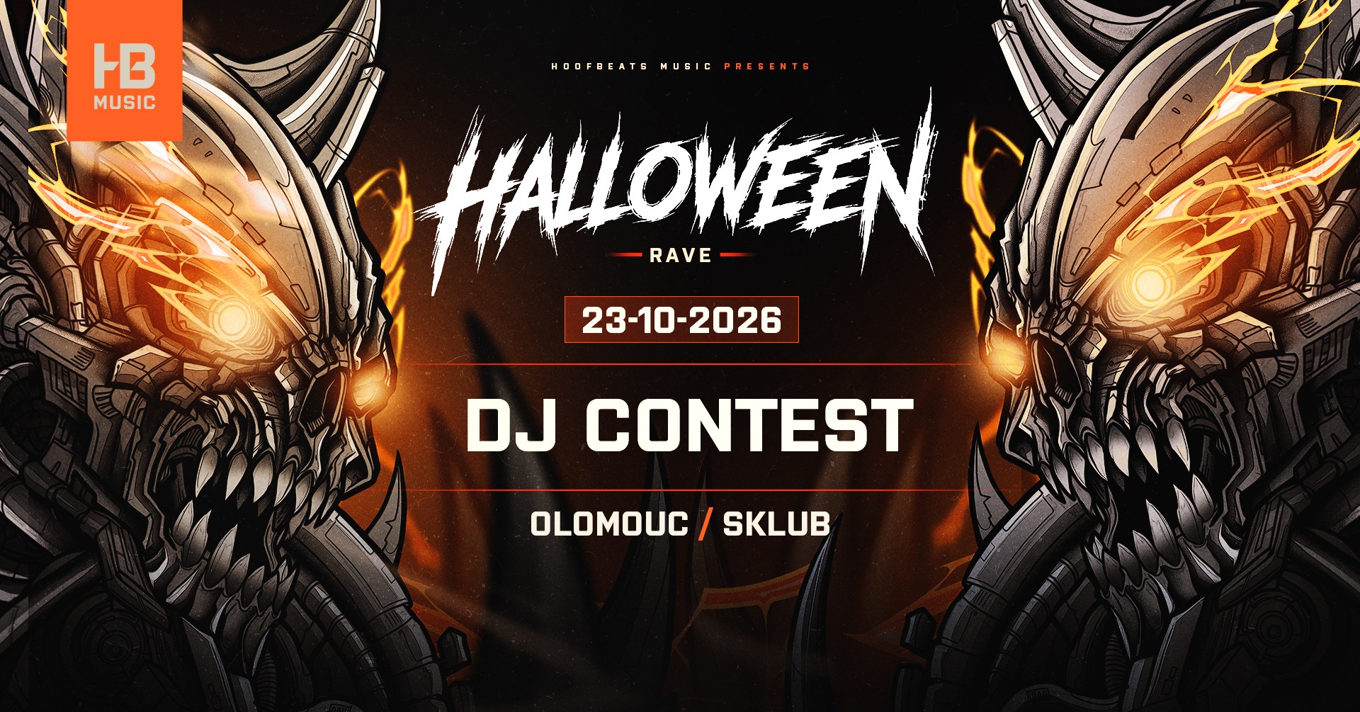 Hoofbeats Halloween Rave DJ Contest — 23. 10. 2026, Olomouc, S-klub